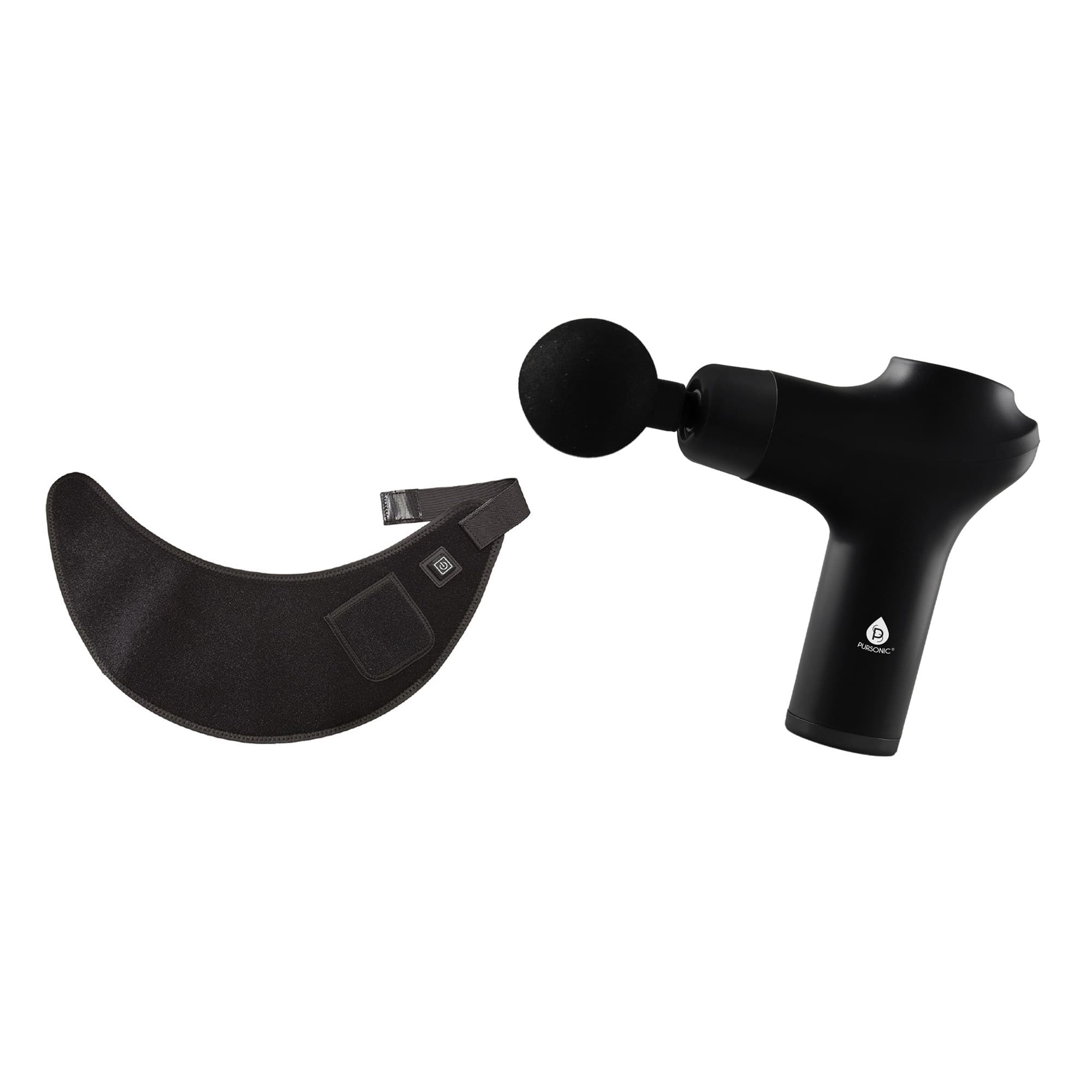 Pursonic - Red Light Therapy Neck Wrap & 3-Speed Massage Gun