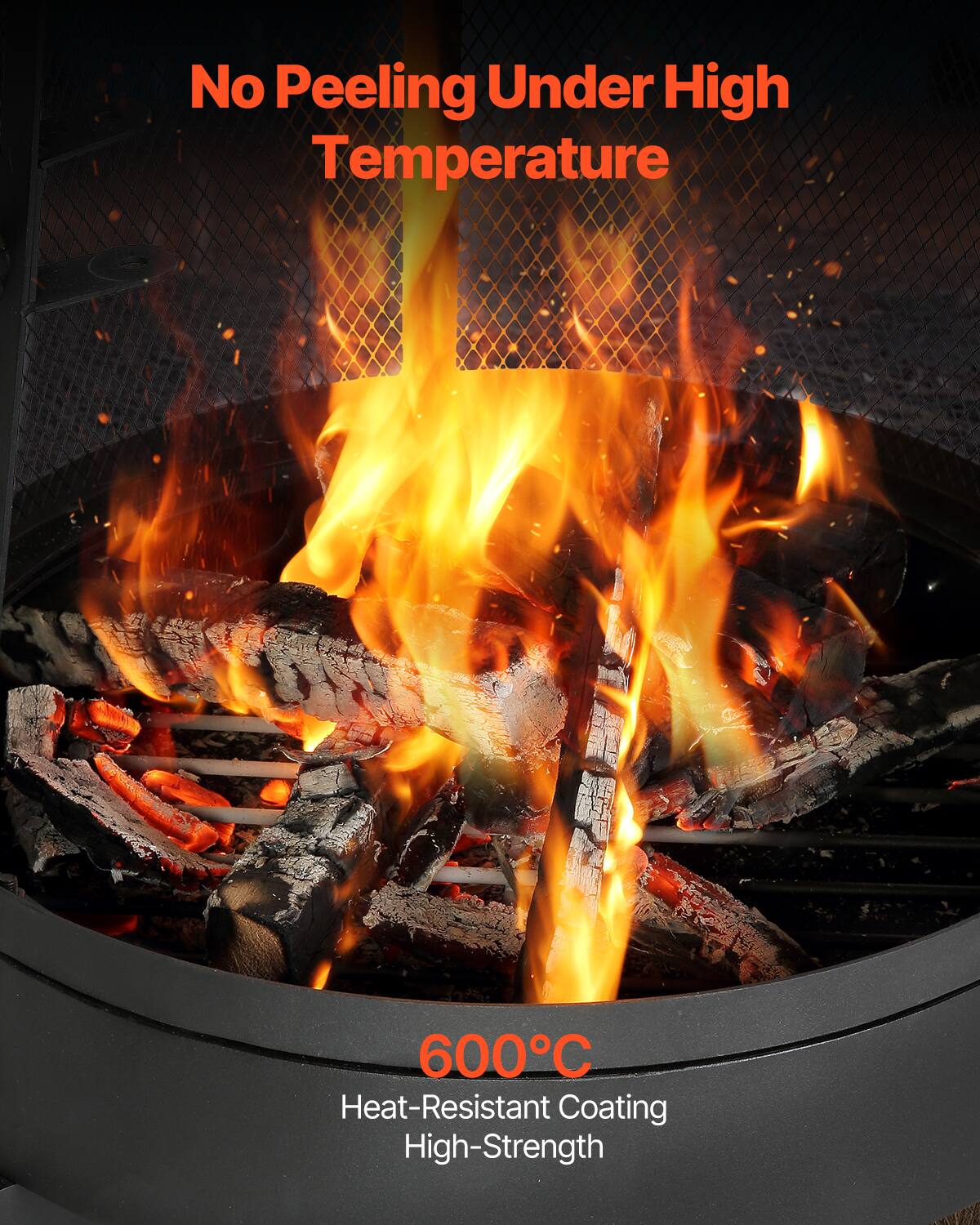 No Peeling Under High Temperature

600°C

Heat-Resistant Coating

High-Strength