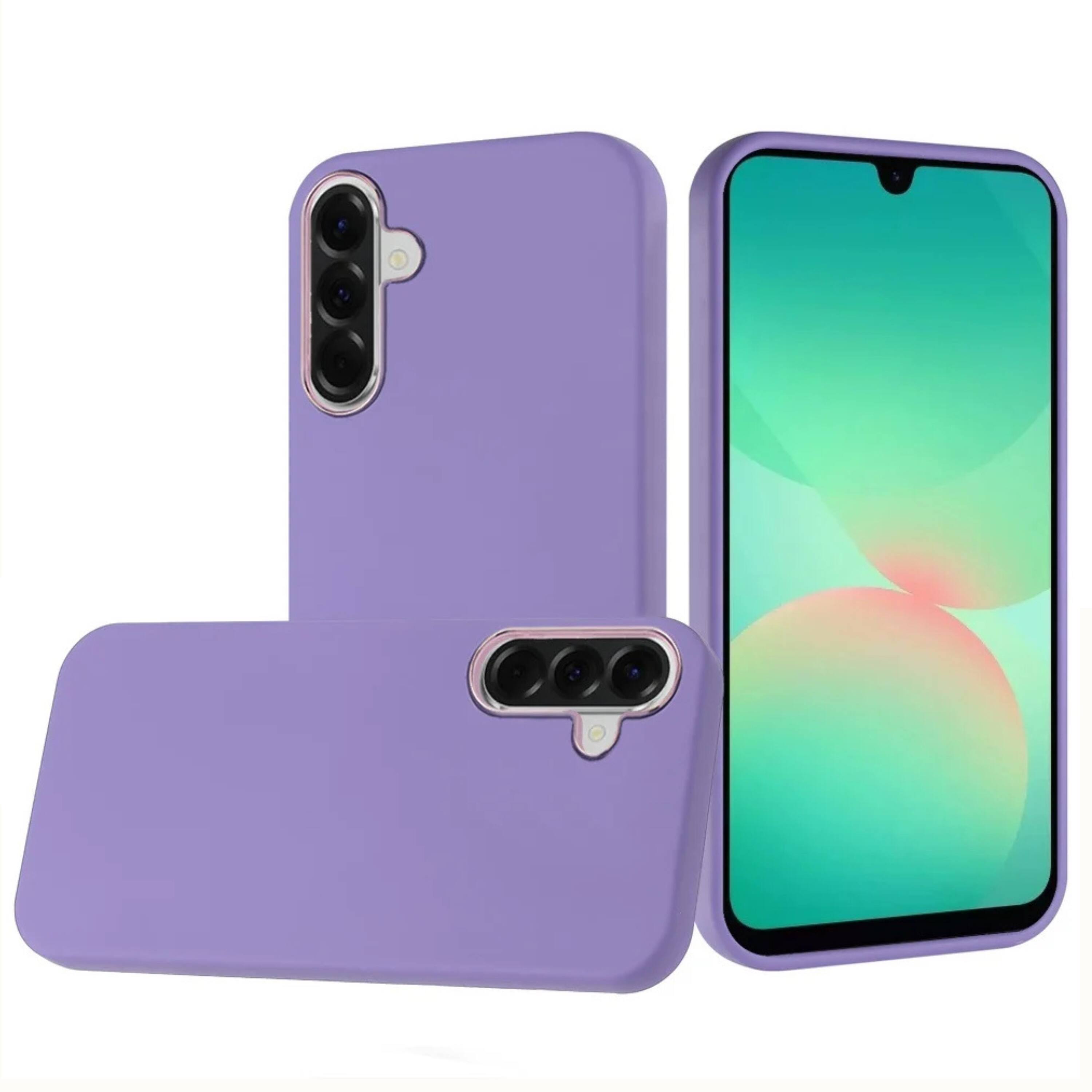 Kitcheniva - Matte Soft Touch Phone Case With Tempered Glass For Samsung A27 5G - Dark Purple price history on PriceWatchPro