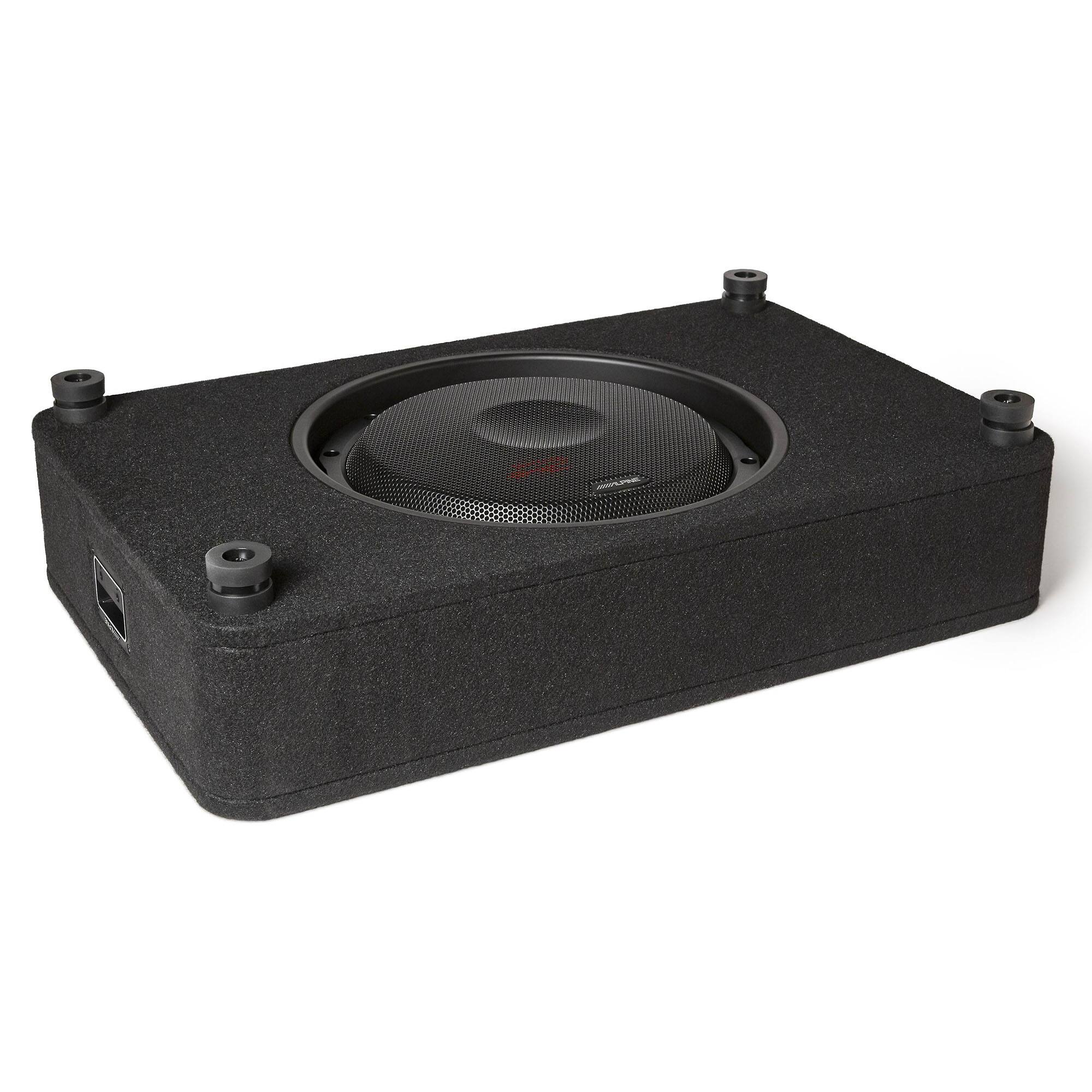 Alt View 10. Alpine - Alpine RS-SB12 12" Alpine Halo R-Series "R2" Preloaded Subwoofer Enclosure - Black/Gray.