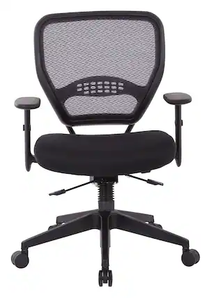 Front. Office Star Products - Air Grid® and Mesh Office Chair - Black.