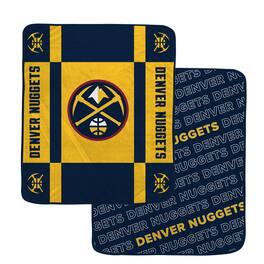 Pegasus - Denver Nuggets 60- x 70- Reverse Block Wordmark Double-Sided Blanket - Multicolor