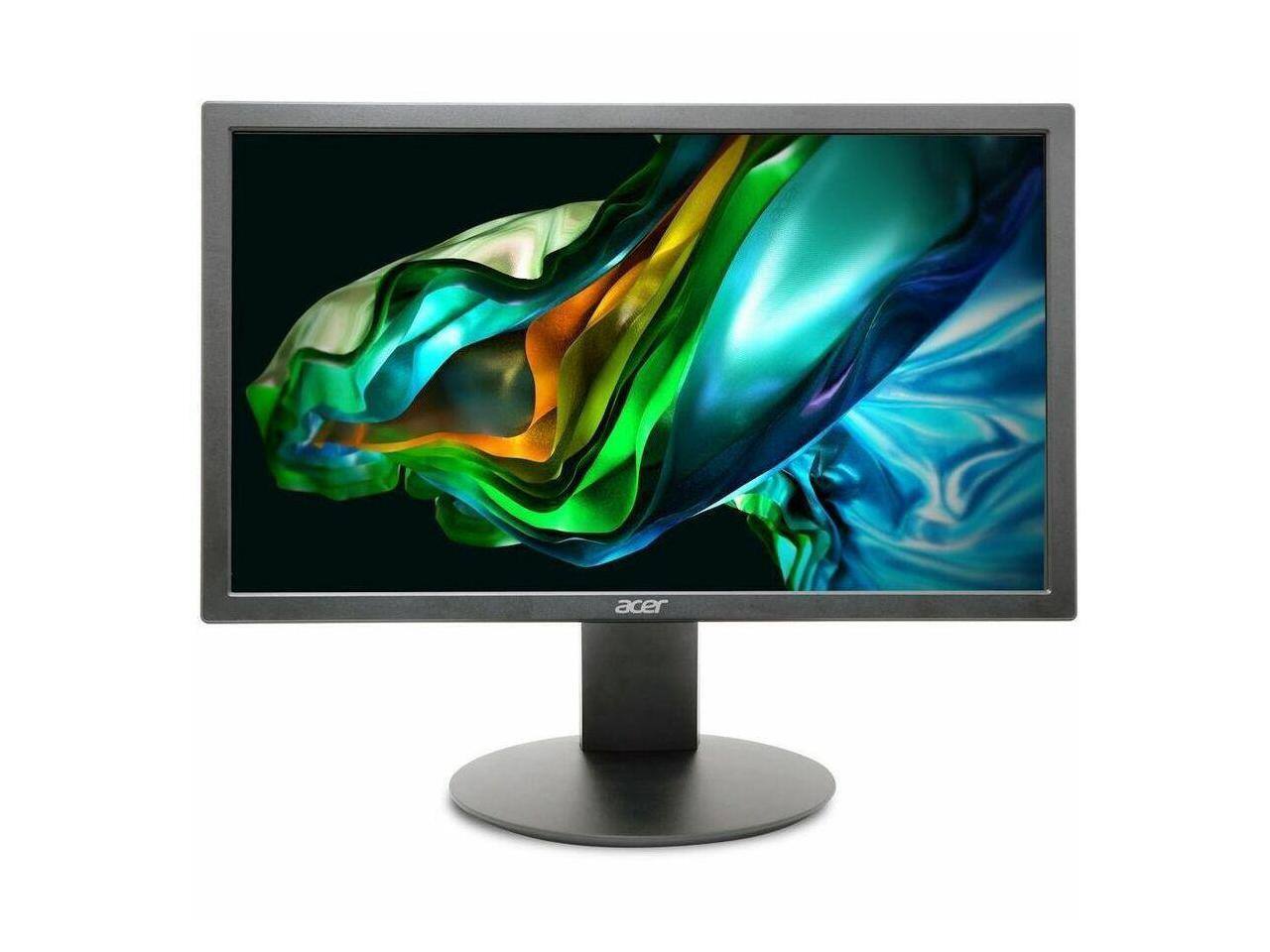Alt View 2. Acer - Acer V206Q A 20" Class LCD Monitor 16:9 Black UMIV6AAA19 - Black.