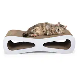 Siljoy - Corrugated Cardboard Cat Scratcher Lounge, Dual‑Use Scratching Pad & Resting Bed for Indoor Cats