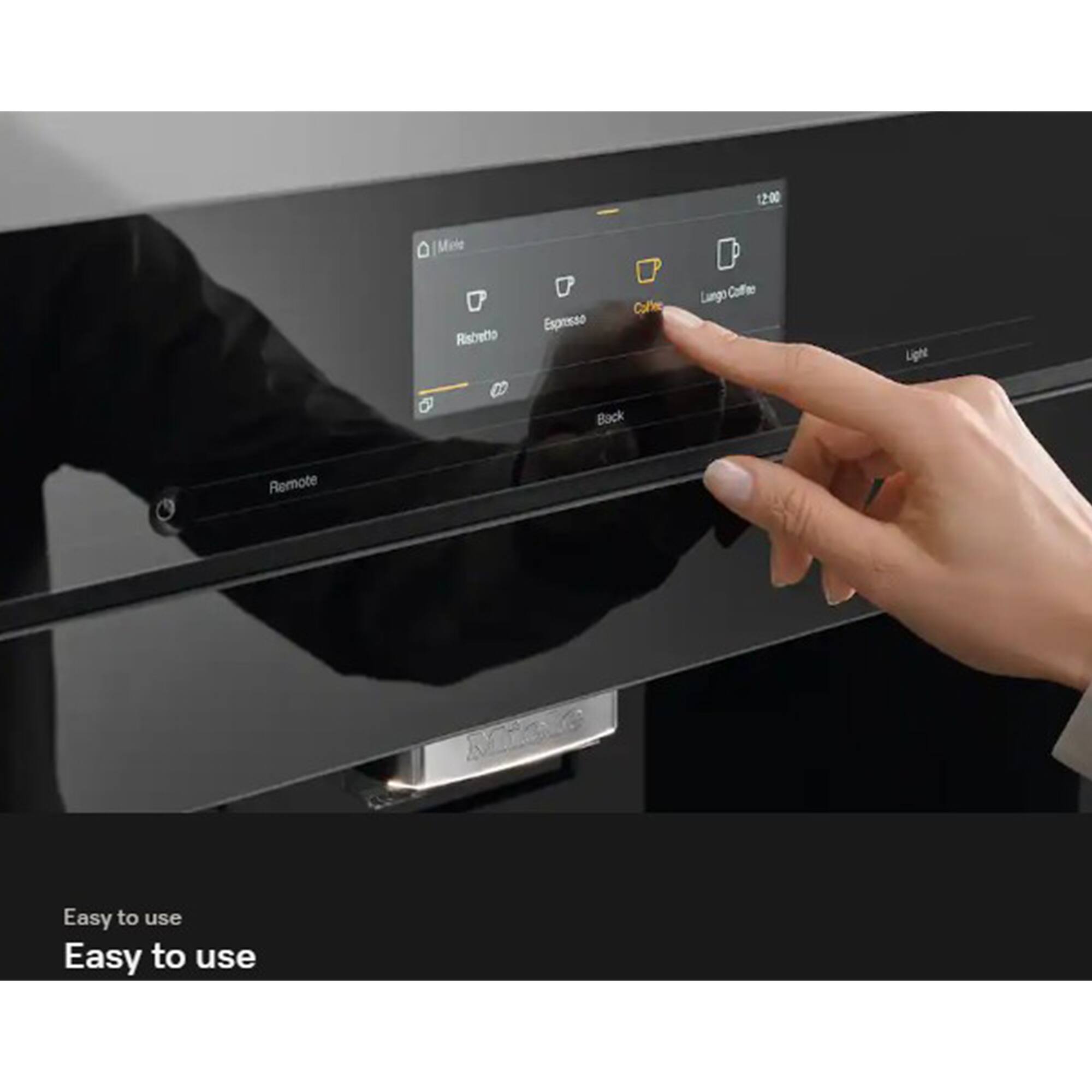 12:00 Meine Rsbetto Espresso Cale Lango Coffee Light Back Remote MiN Easy to use