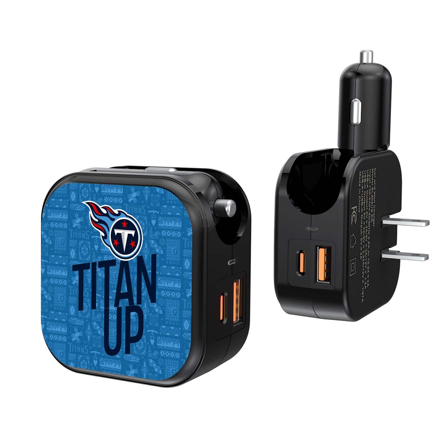 Keyscaper - Black Tennessee Titans 2-In-1 USB A/C Charger - Black price history on PriceWatchPro