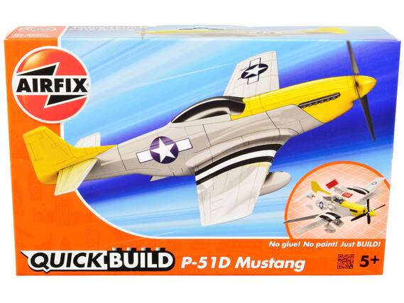 AIRFIX
QUICK BUILD
P-51D Mustang
No glue! No paint! Just BUILD!
5+