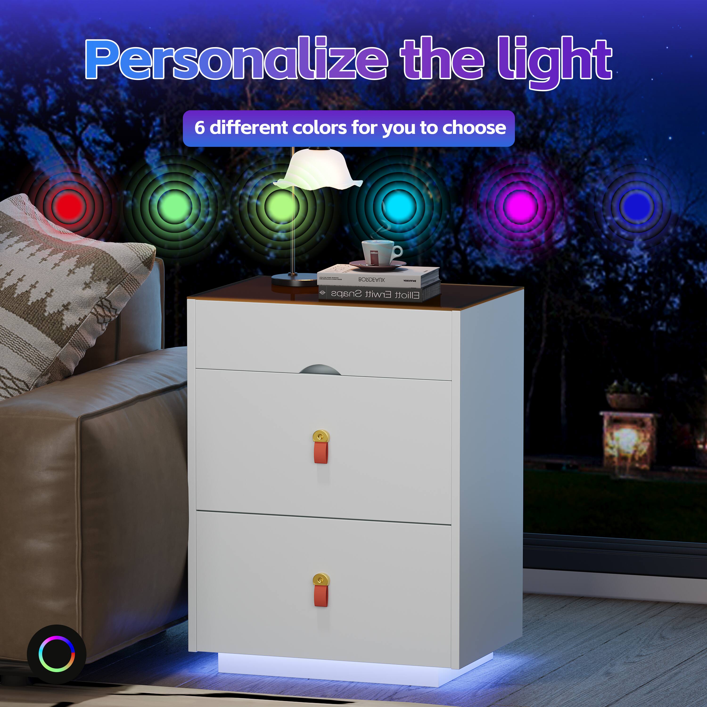 Personalize the light

6 different colors for you to choose