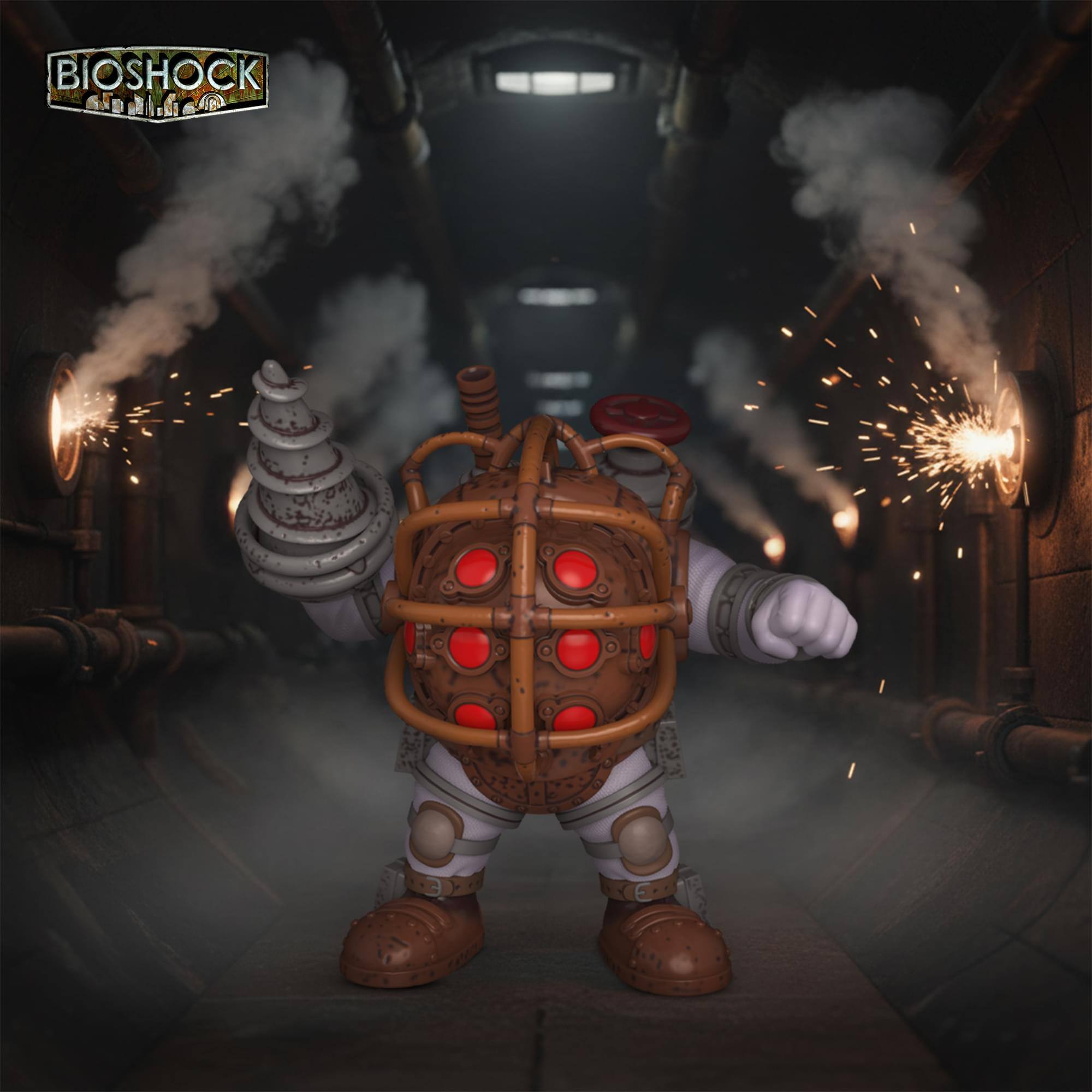 Alt View 3. Funko - Bioshock Funko POP Games | Bouncer Big Daddy - Multi-Colored.