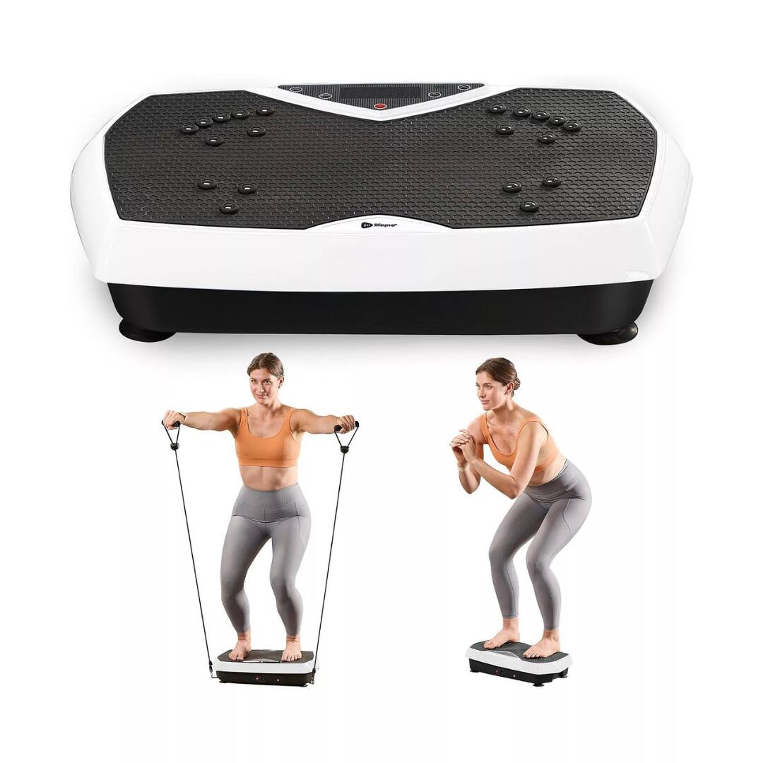 LifePro - HexaPlate Vibration Plate – Whole Body Exercise Machine with Magnetic Acupoints for Muscle Toning & Recovery - White price history on PriceWatchPro