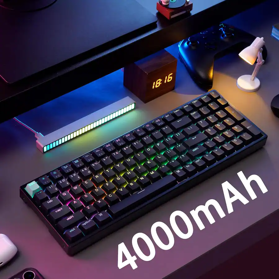 Programable Processers Keychron K4 HE Custom 96% Wireless Hall Effect Mechanical Switch Gaming ...