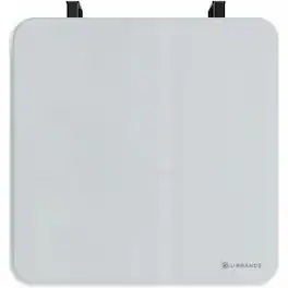 U Brands - Magnetic Cubicle/Wall Glass Dry-Erase Board - 12 x 12