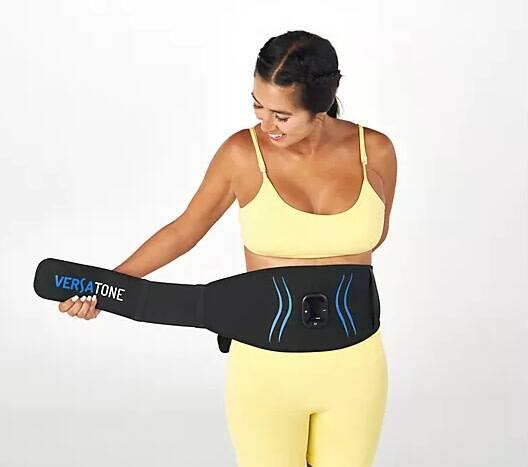 Alt View 5. Echelon - Versatone EMS Muscle Stimulator Belt – Abs & Glutes Toning + Pain Relief Device - Black.