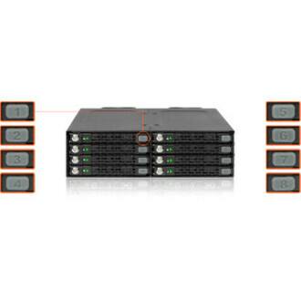 Alt View 9. Icy Dock - Drive Enclosure External - Black.