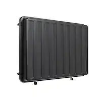 Storm Shell - XL Weatherproof 44" Outdoor TV and Soundbar Enclosure - Black - Front_Zoom