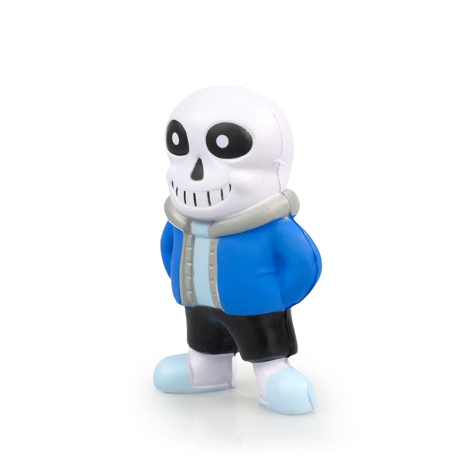 Alt View 1. Toynk - Undertale Video Game | Sans Character | 4 Inch Foam Figure - Blue.