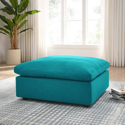 Front. Modway - Commix Down Filled Overstuffed Ottoman by Modway - EEI-3318-TEA.
