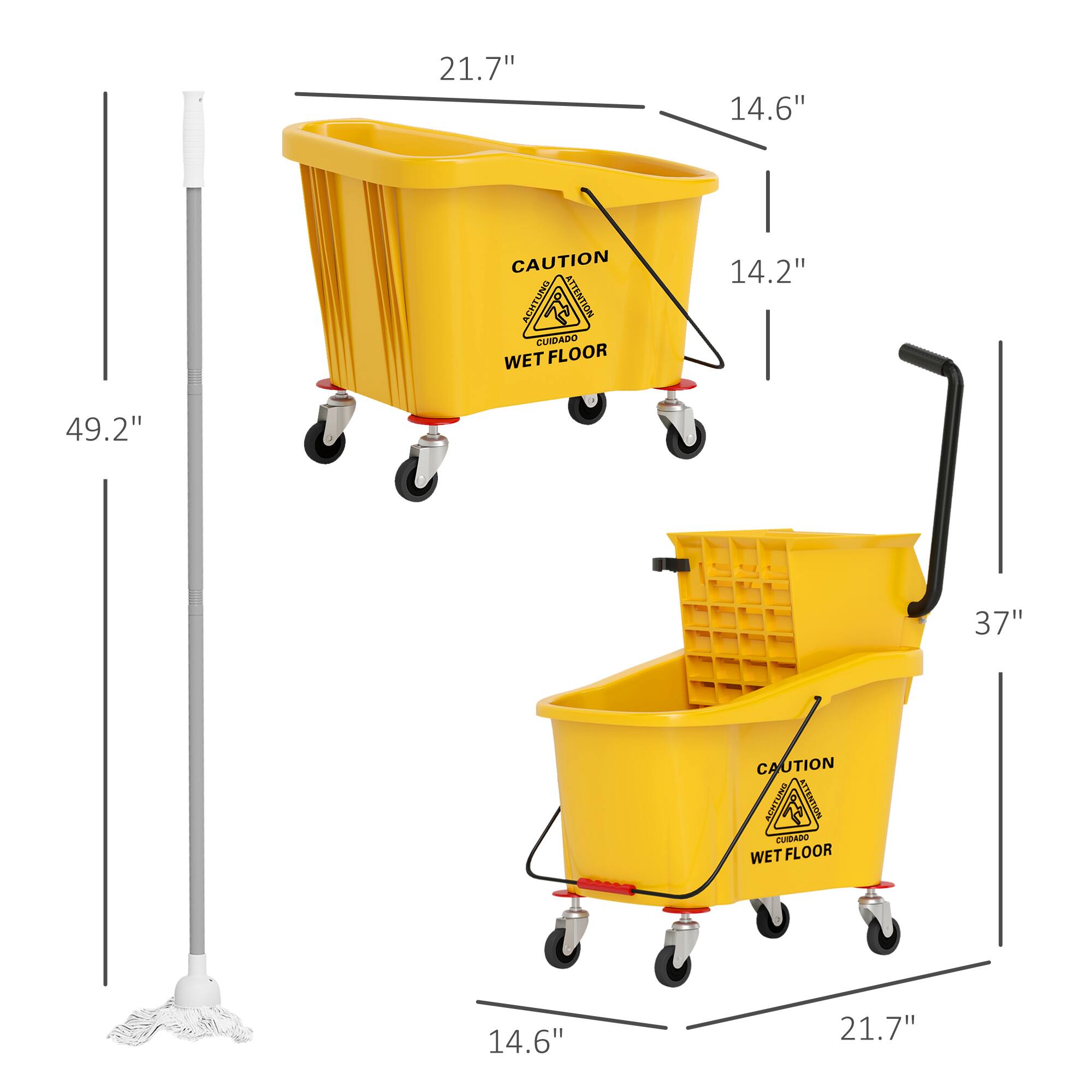 CAUTION WET FLOOR, CAUTION WET FLOOR, 21.7", 14.6", 14.2", 49.2", 37", 14.6", 21.7"