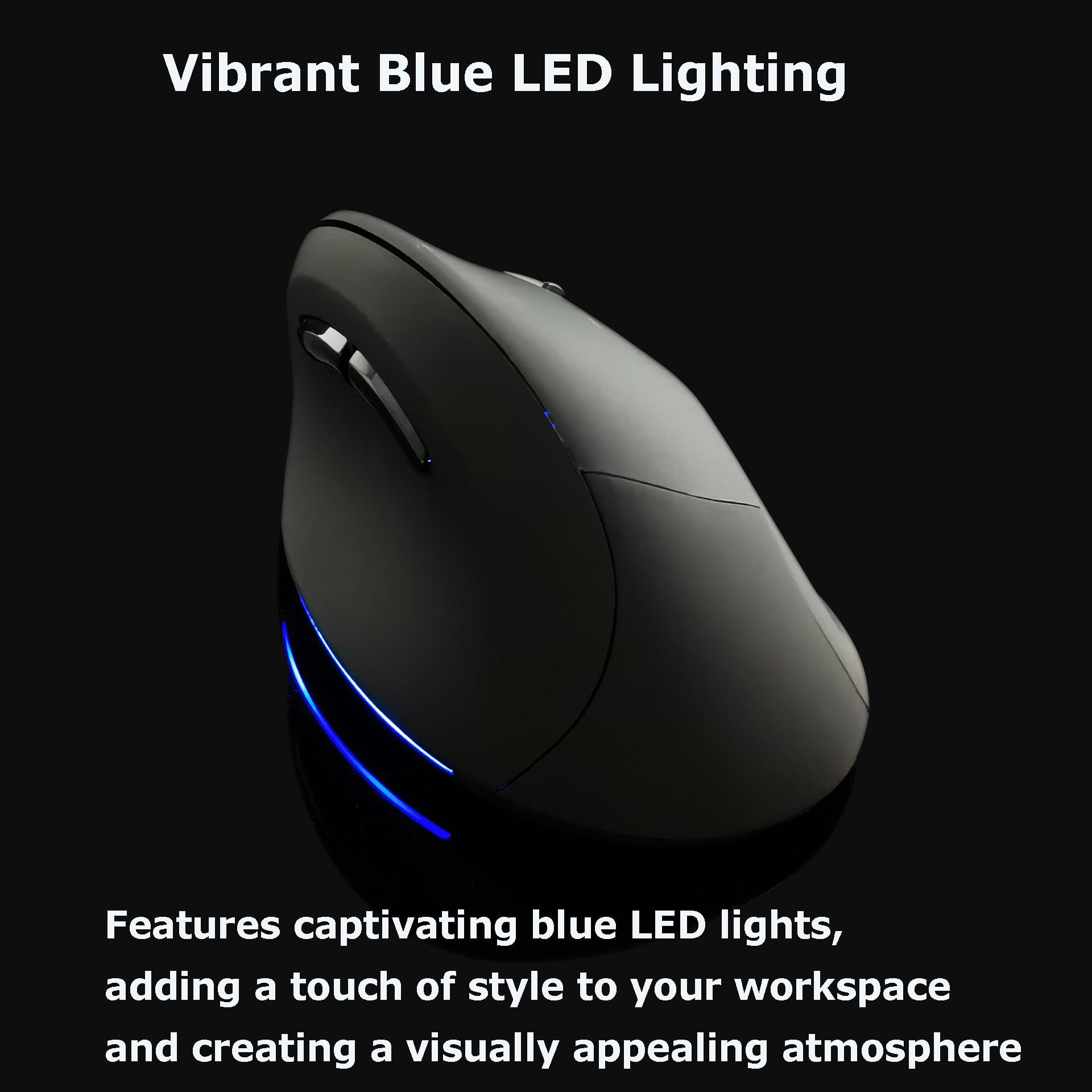 Vibrant Blue LED Lighting

Features captivating blue LED lights, adding a touch of style to your workspace and creating a visually appealing atmosphere.