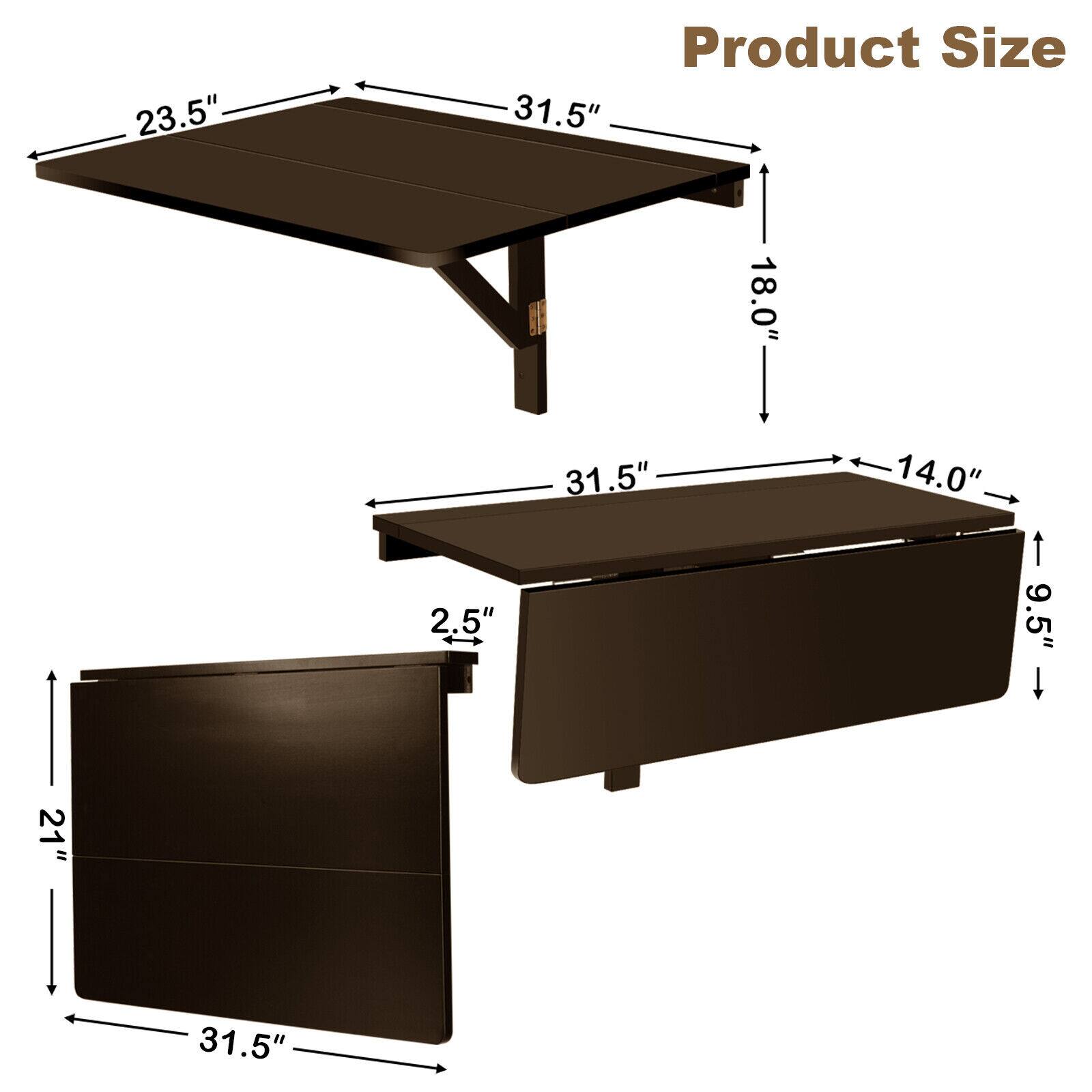 Product Size: 31.5", 18.0", 14.0", 9.5", 2.5", 21", 23.5"