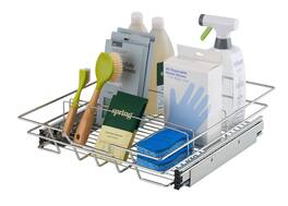 TRINITY - PRO EcoStorage 16" Sliding Drawer 2-Pack - Chrome