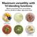 Maximum versatility with 14 blending functions
Blend everything from smoothies and icy drinks to salsa, dips and more
SMOOTHIES & SMOOTHIE BOWLS
ICY DRINKS
MILKSHAKES
SALSA
PESTO
PROTEIN SHAKES