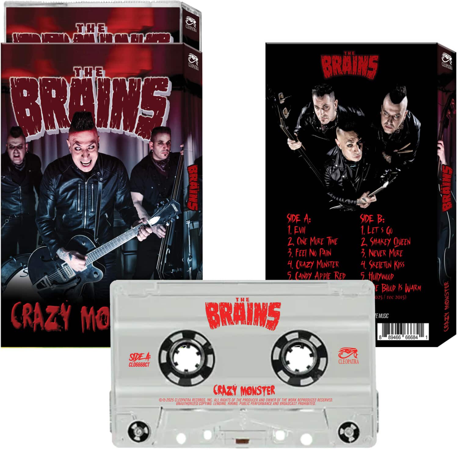 The Brains - Crazy Monster   - CASSETTES price history on PriceWatchPro