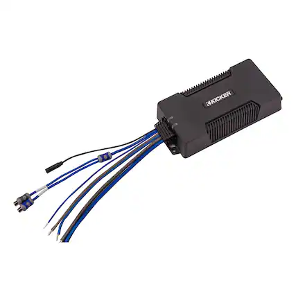 Front. KICKER - Kicker PXA300.1 300-Watt Waterproof Class D Mono Subwoofer Amplifier - Black.