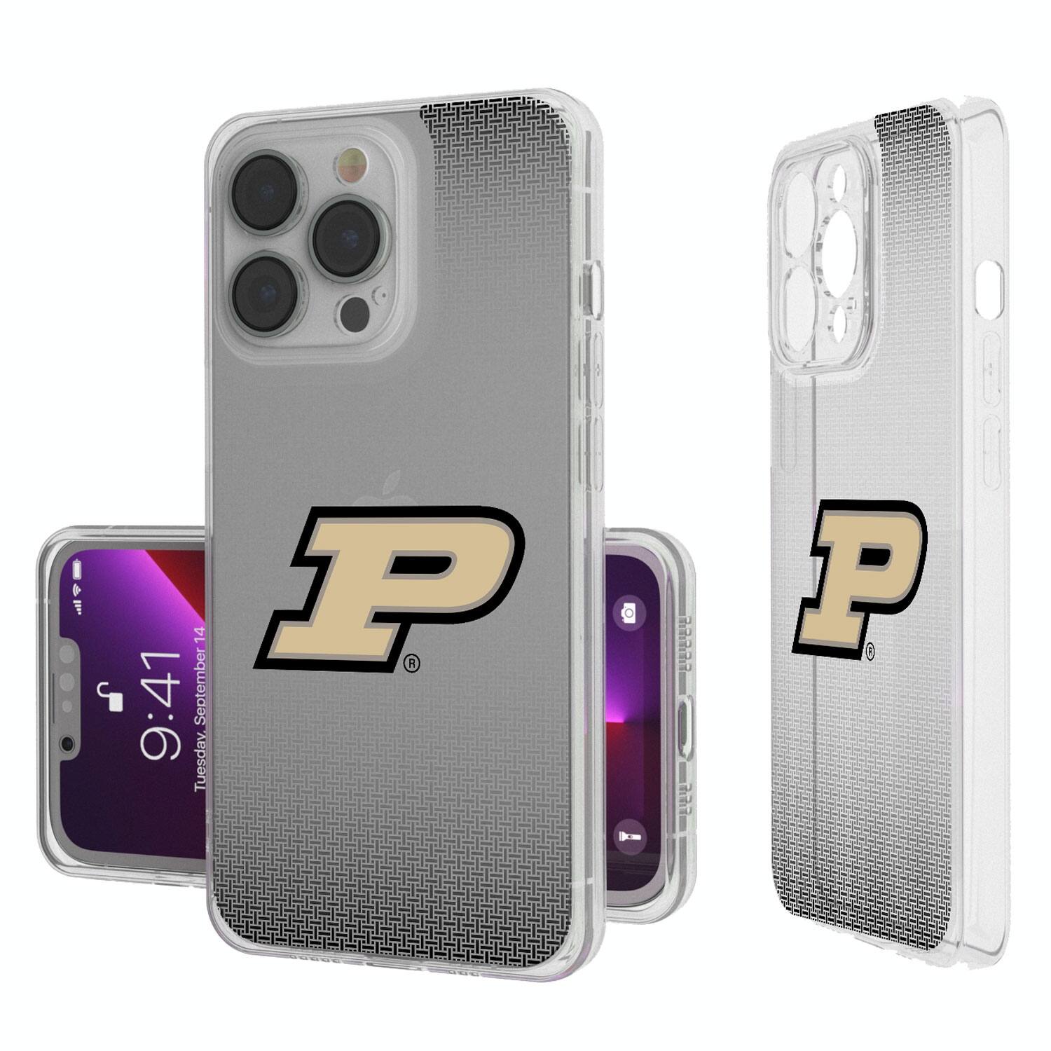 Keyscaper - NCAA - Purdue Boilermakers Linen Logo iPhone Clear Case - 16 Plus - Multicolor price history on PriceWatchPro