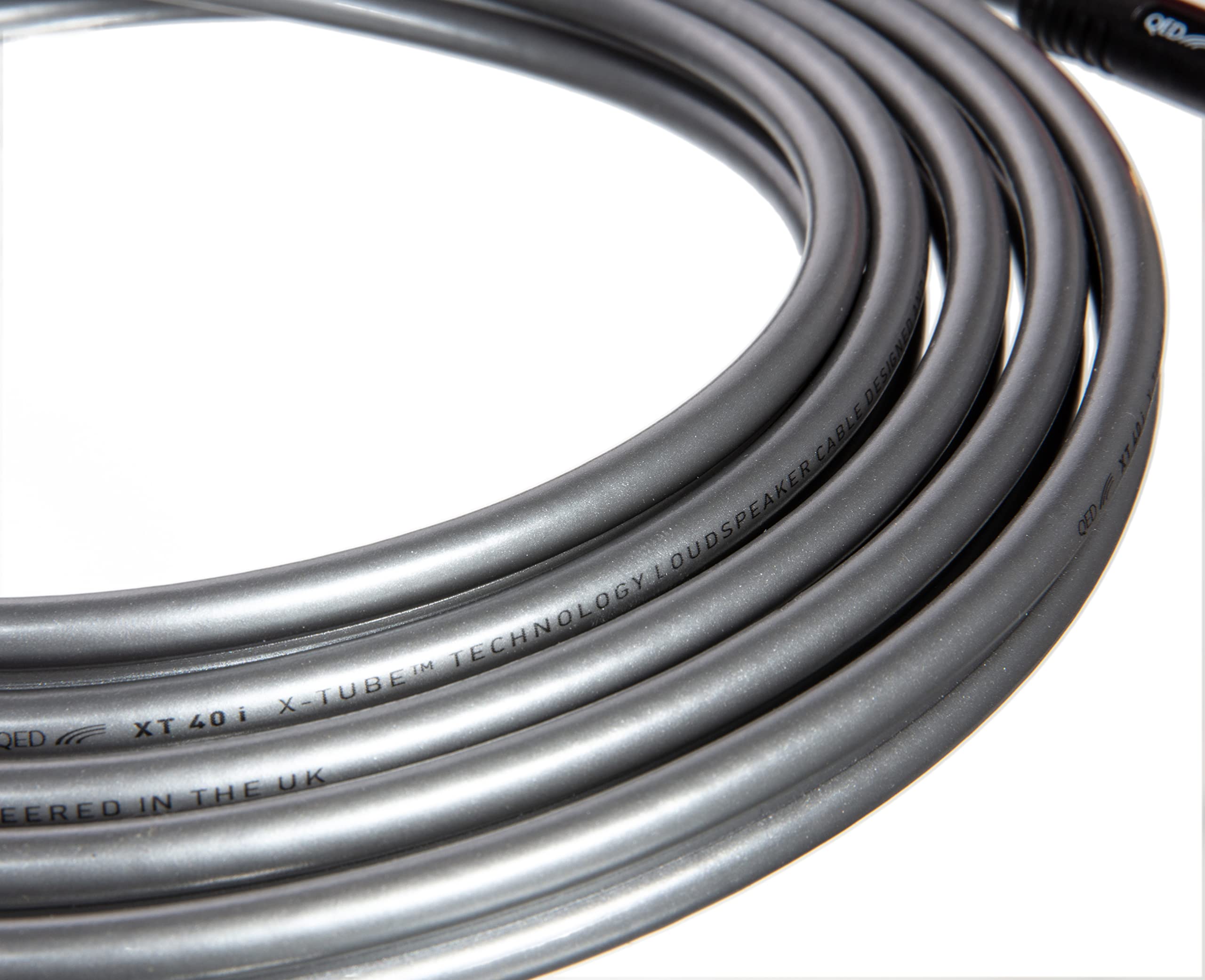 QID DESIGNER CABLE LOUDSPEAKER TECHNOLOGY X-TUBE™ XT 40i DESIGNED IN THE UK
