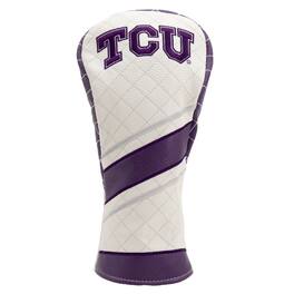Team Golf - TCU Horned Frogs Striped Quilted Fairway Headcover - Multicolor