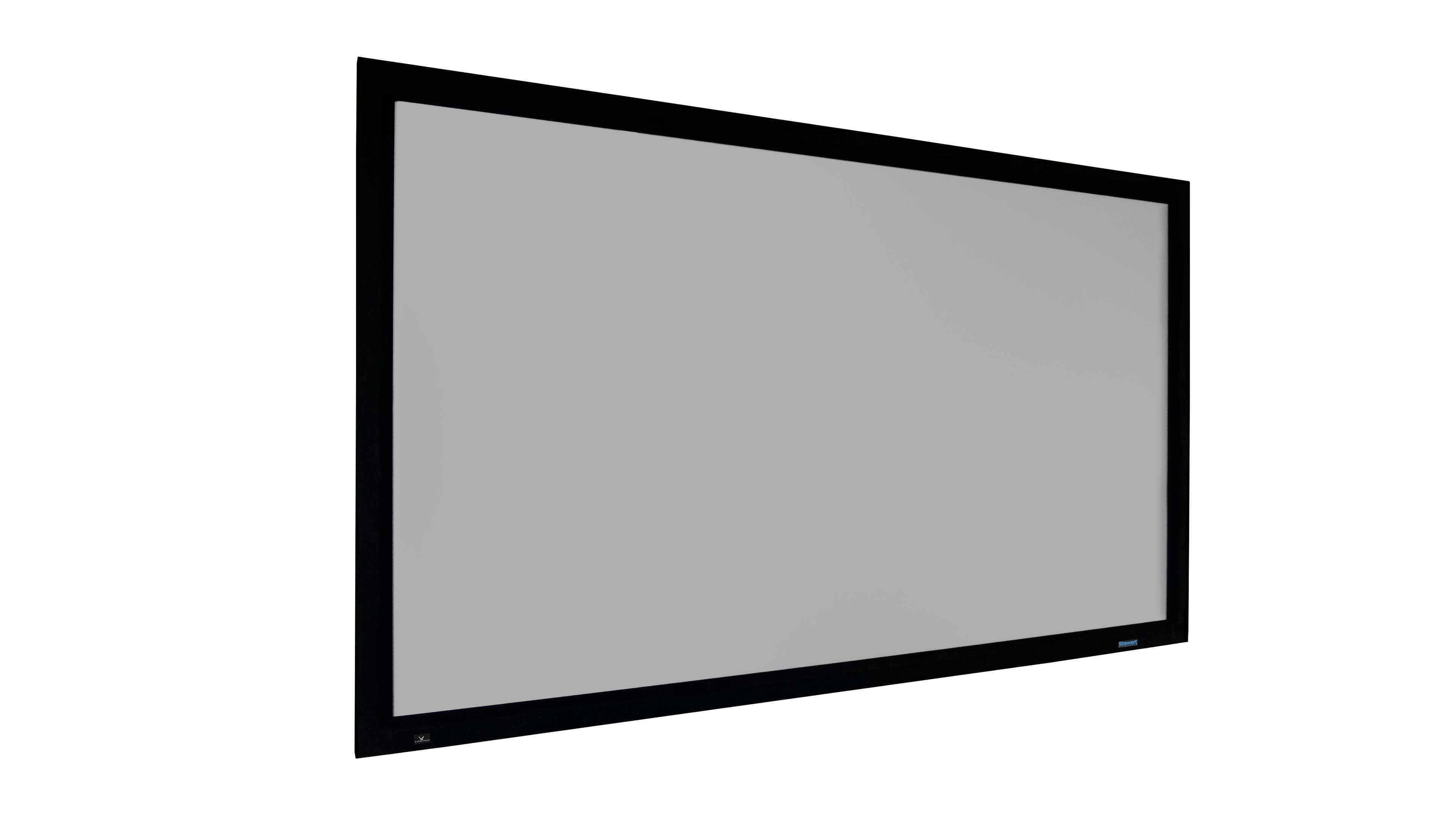 Angle. Stewart Filmscreen - 110in WallScreen Deluxe FireHawk G5 16:9 UltraPerf Fixed Frame Screen.