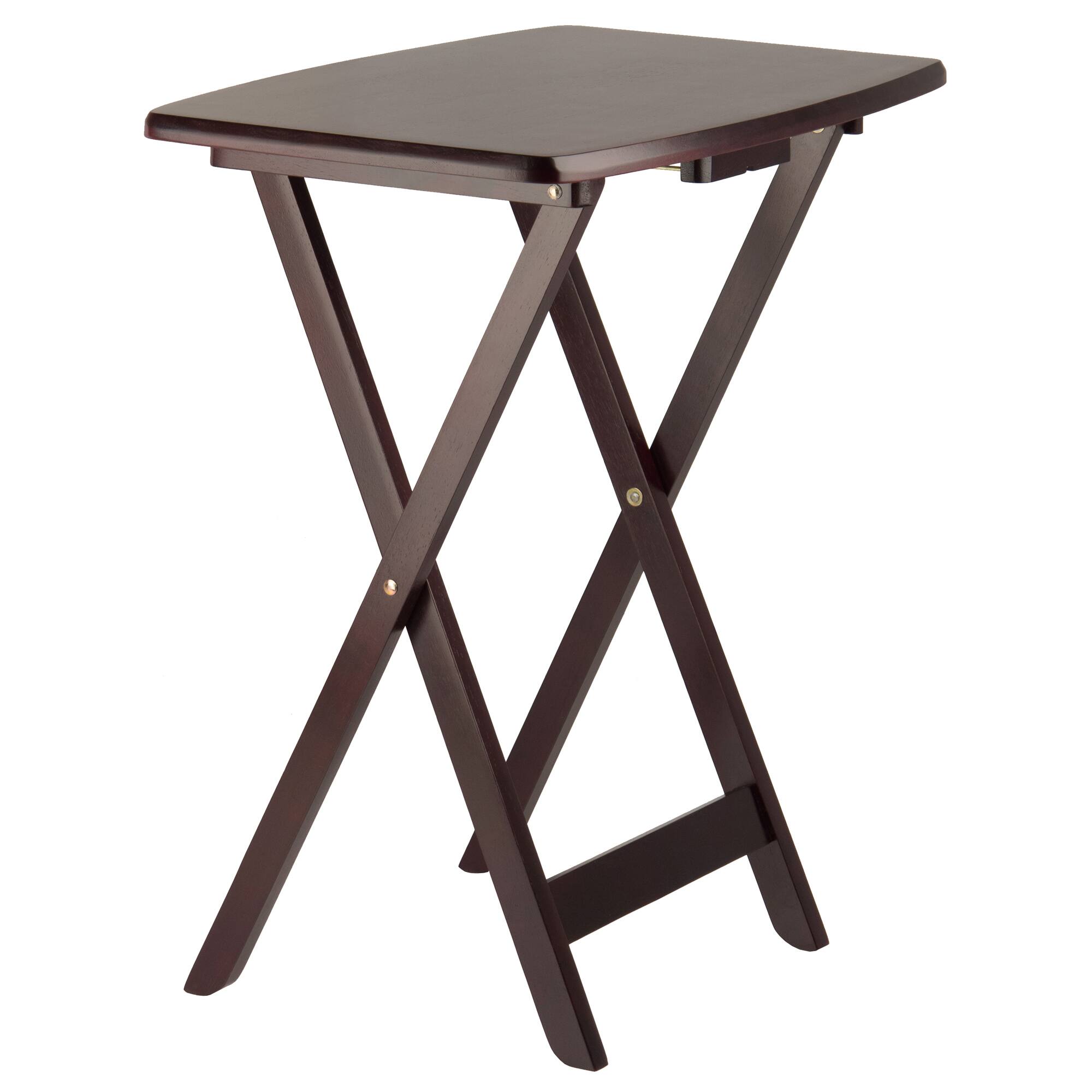 Alt View 1. Winsome Wood - Dylan 5-Pc Oversized Snack Table Set - Espresso.