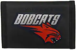 Rico Industries - Charlotte Bobcats - NBA Classic Throwback - Nylon Trifold Wallet - Multi