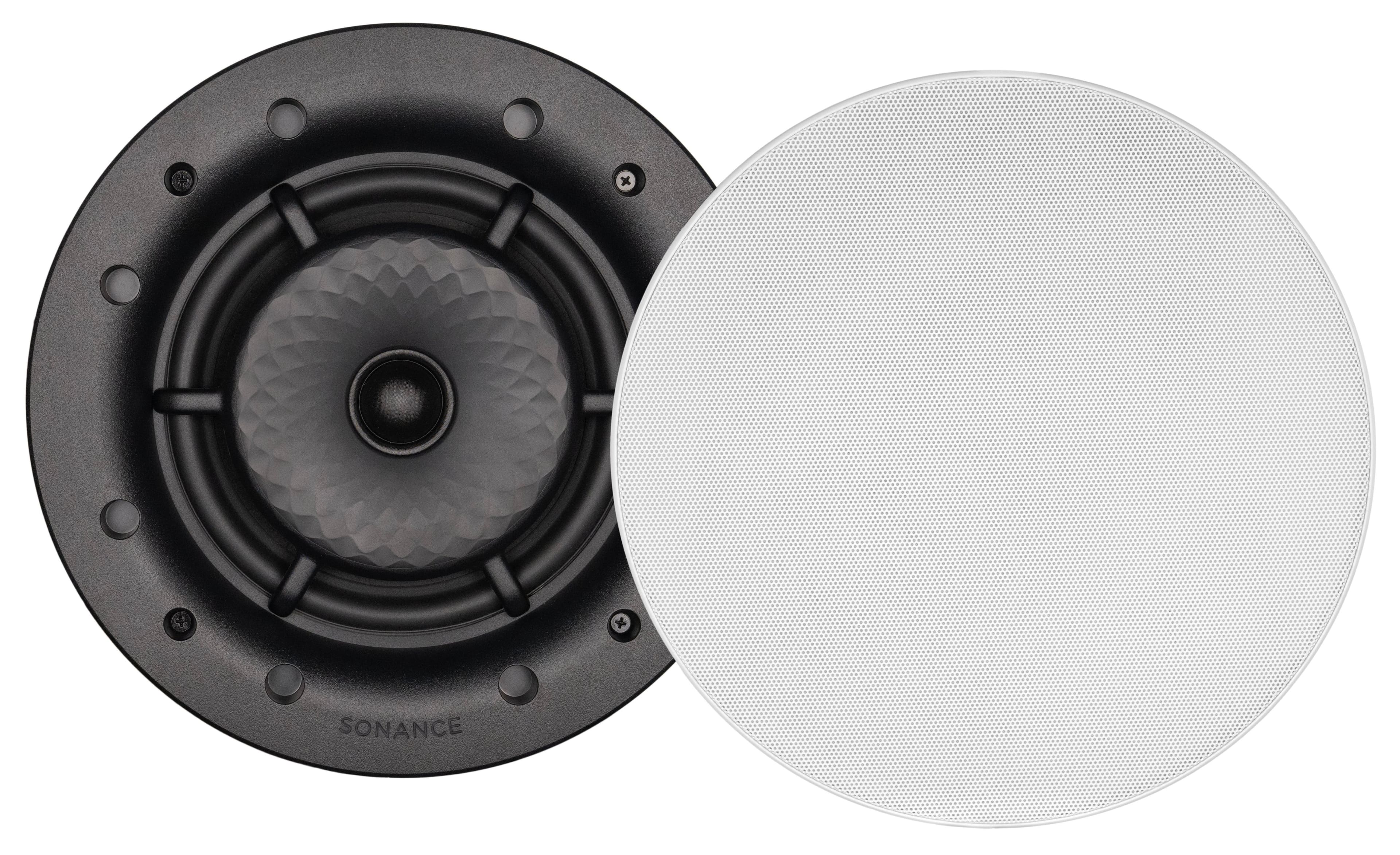 Sonance - VXXT8R SINGLE SPEAKER - Visual Experience Extreme 8" 2-Way Indoor/Outdoor In Ceiling Speaker (Each) - Paintable White - Front_Zoom