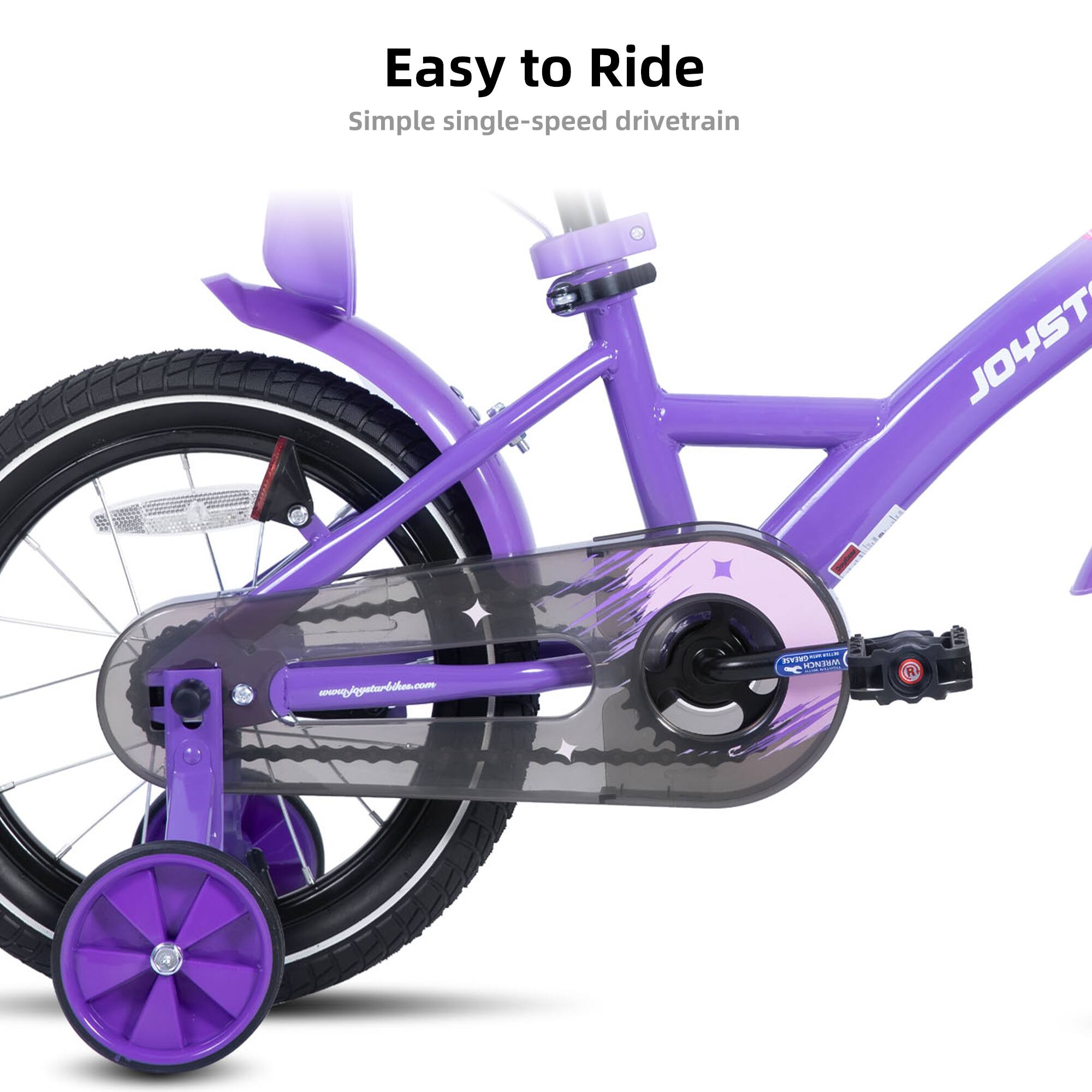 Easy to Ride  
Simple single-speed drivetrain  

JOYST  
www.fegatarbhee.com