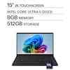 15" 2K TOUCHSCREEN
INTEL CORE ULTRA 5 (2023)
8GB MEMORY
512GB STORAGE