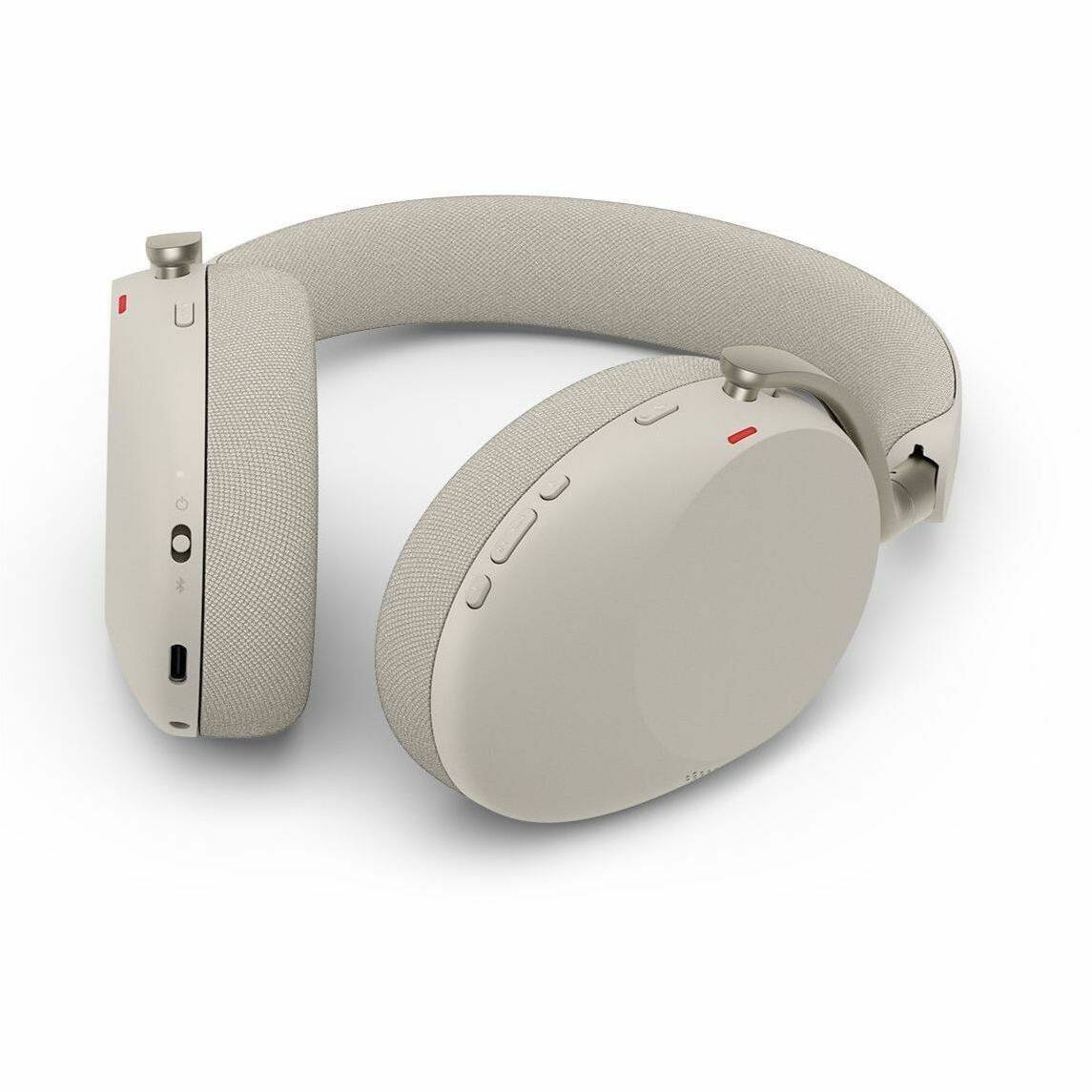 Alt View 2. Jabra - Jabra Evolve3 85 Headset - Microsoft Teams Certification - Stereo - USB Type C, Mini-phone (3.5mm) - Wired/Wireless - Gray.