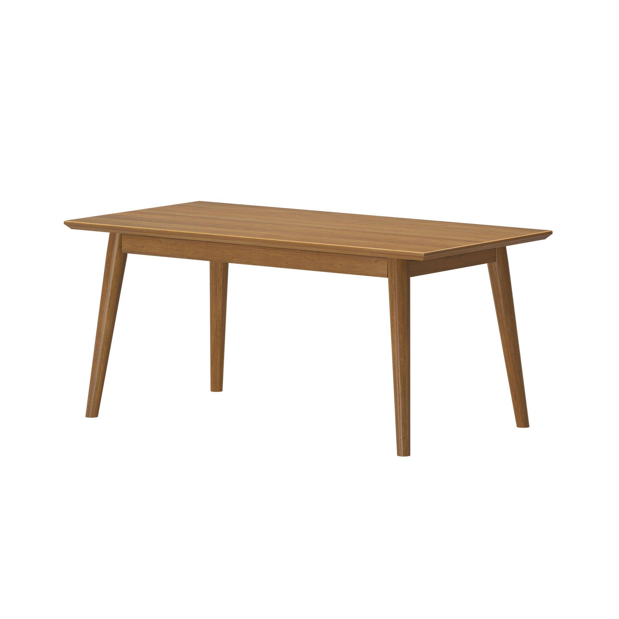 Alt View 2. Plank+Beam - Mid-Century Modern Rectangular Coffee Table (40in x 20in / 1020mm x 510mm), Pecan - Pecan.