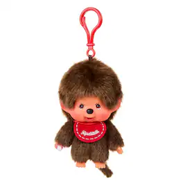 Sumikkogurashi - Monchhichi Boy 4 Inch Plush Keychain - Brown
