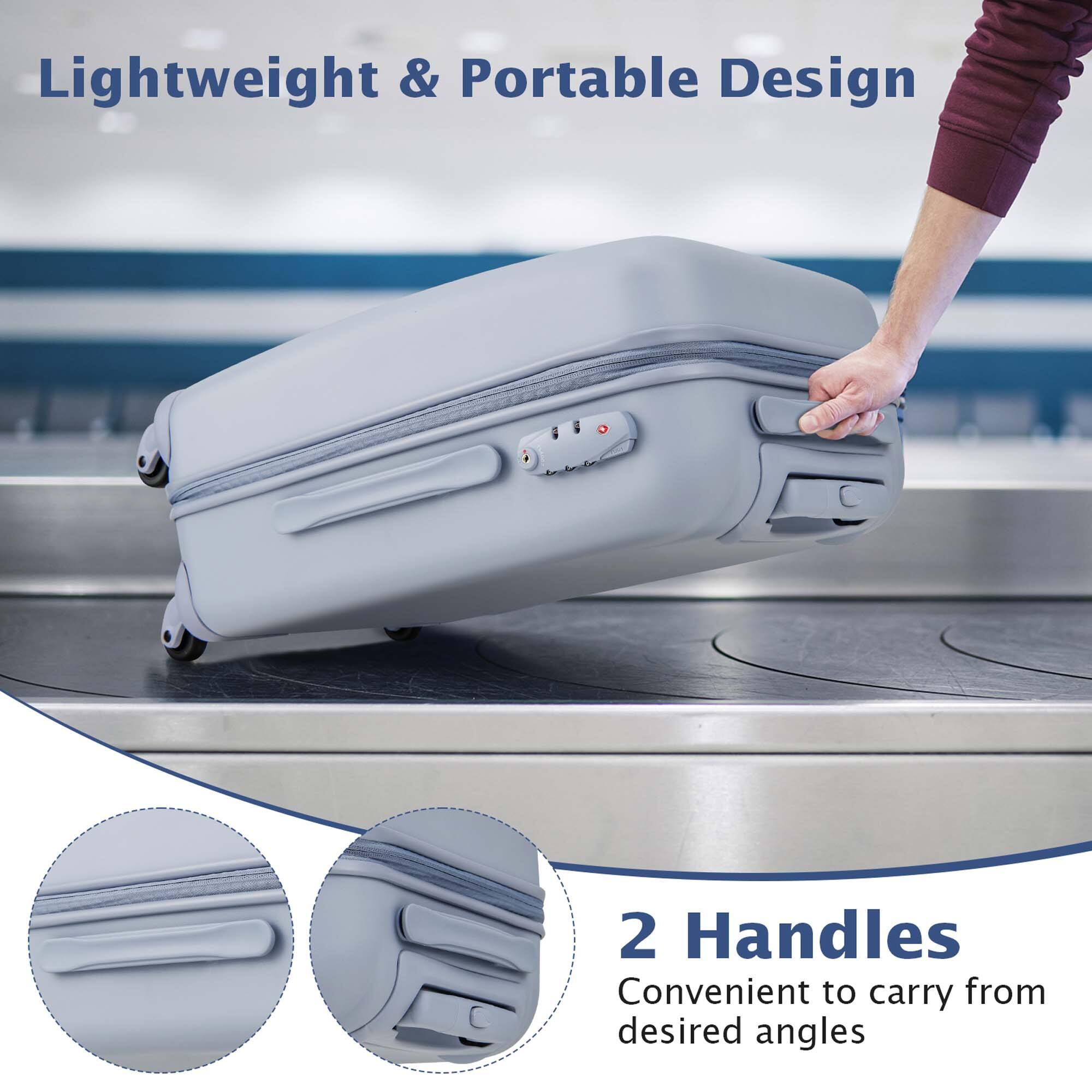 Lightweight & Portable Design: 2 Handles Convenient to carry from desired angles.