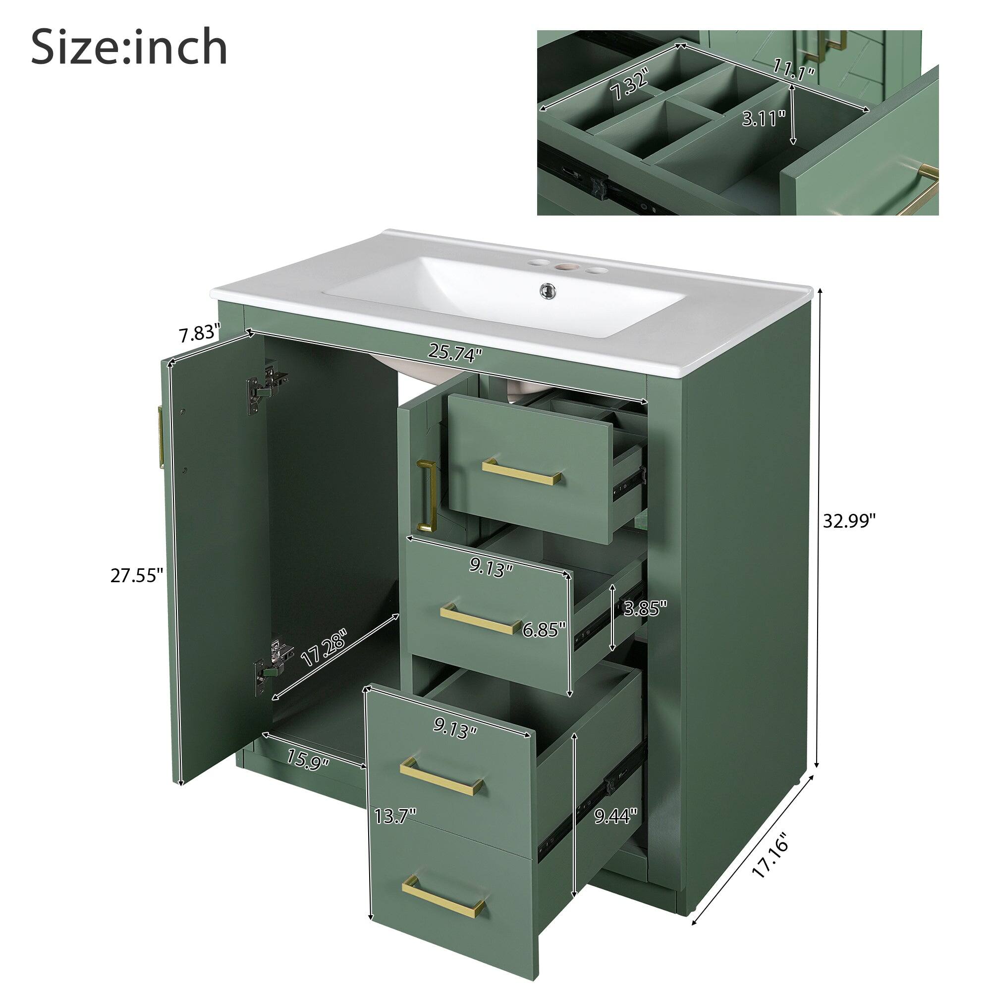 Size: inch  
7.32" 7 11.1" 3.11 7.83" 25.74" 32.99" 27.55" 17.28" 9.13" 6.85" 3.85" 15.9" 9.13" 13.7" 9.44" 17.16"