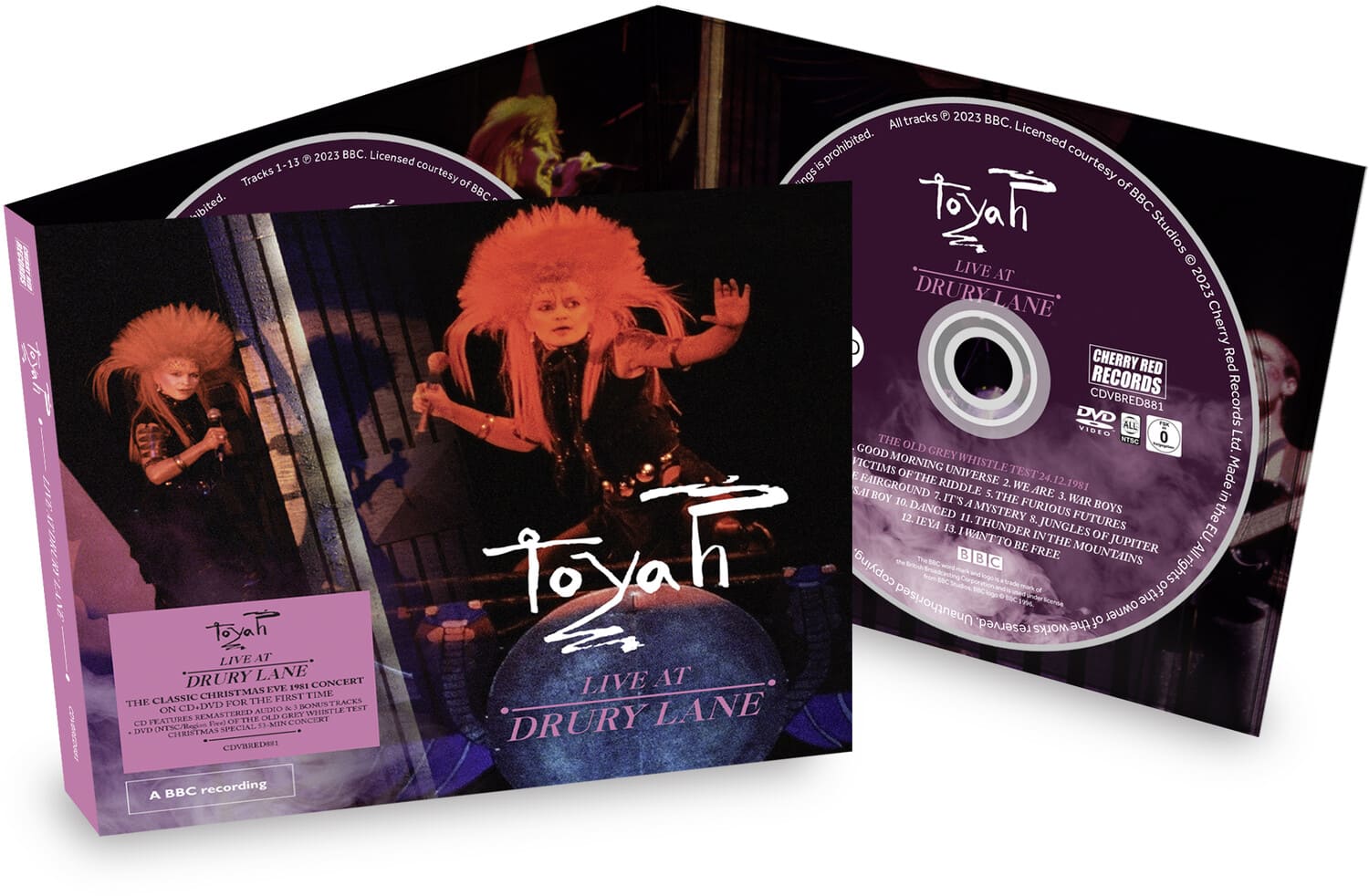 Toyah - Live At Drury Lane - CD+DVD   - COMPACT DISCS price history on PriceWatchPro