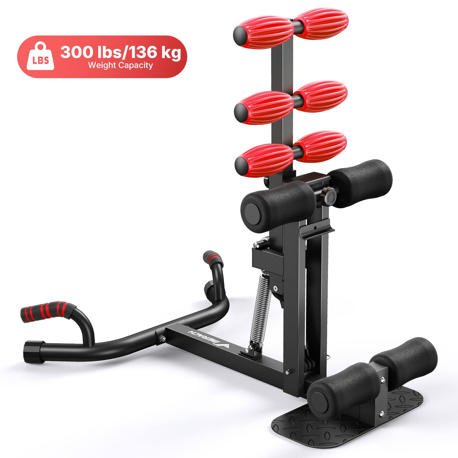MERACH - Adjustable Glutes Trainer & Deep Squat Machine - Core Leg Strengthener for Gym Workouts - Red price history on PriceWatchPro