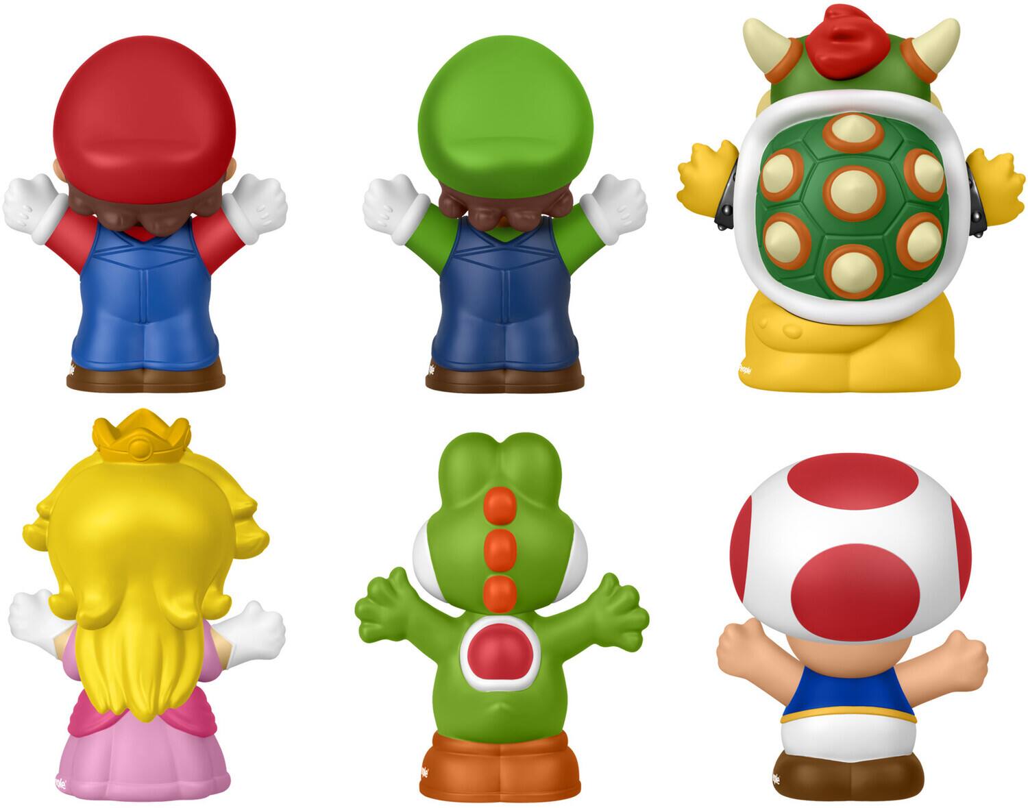Alt View 4. Fisher Price - Little People My Mario Figure 6-Pack   - COLLECTIBLES - Multicolor.
