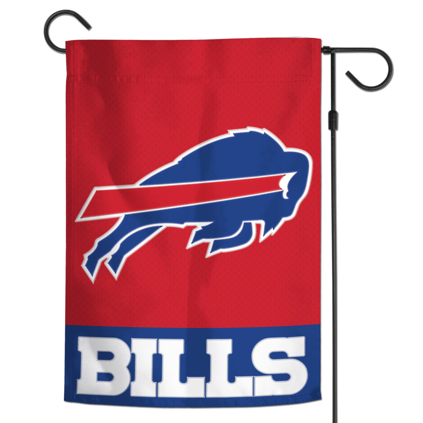 Alt View 1. WinCraft - Buffalo Bills 12" x 18" Applique Garden Flag - Multicolor.