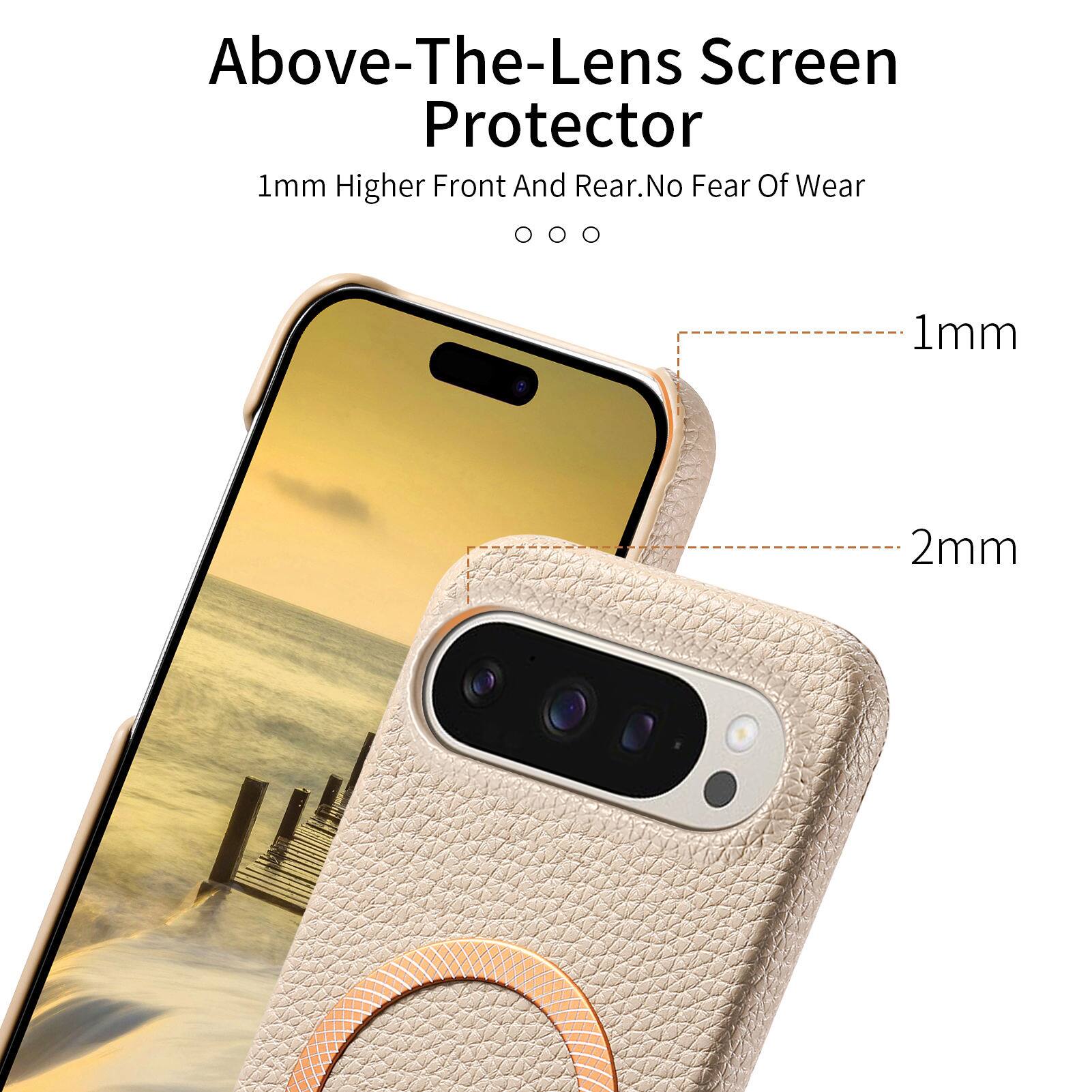Above-The-Lens Screen Protector  
1mm Higher Front And Rear. No Fear Of Wear  
1mm  
2mm