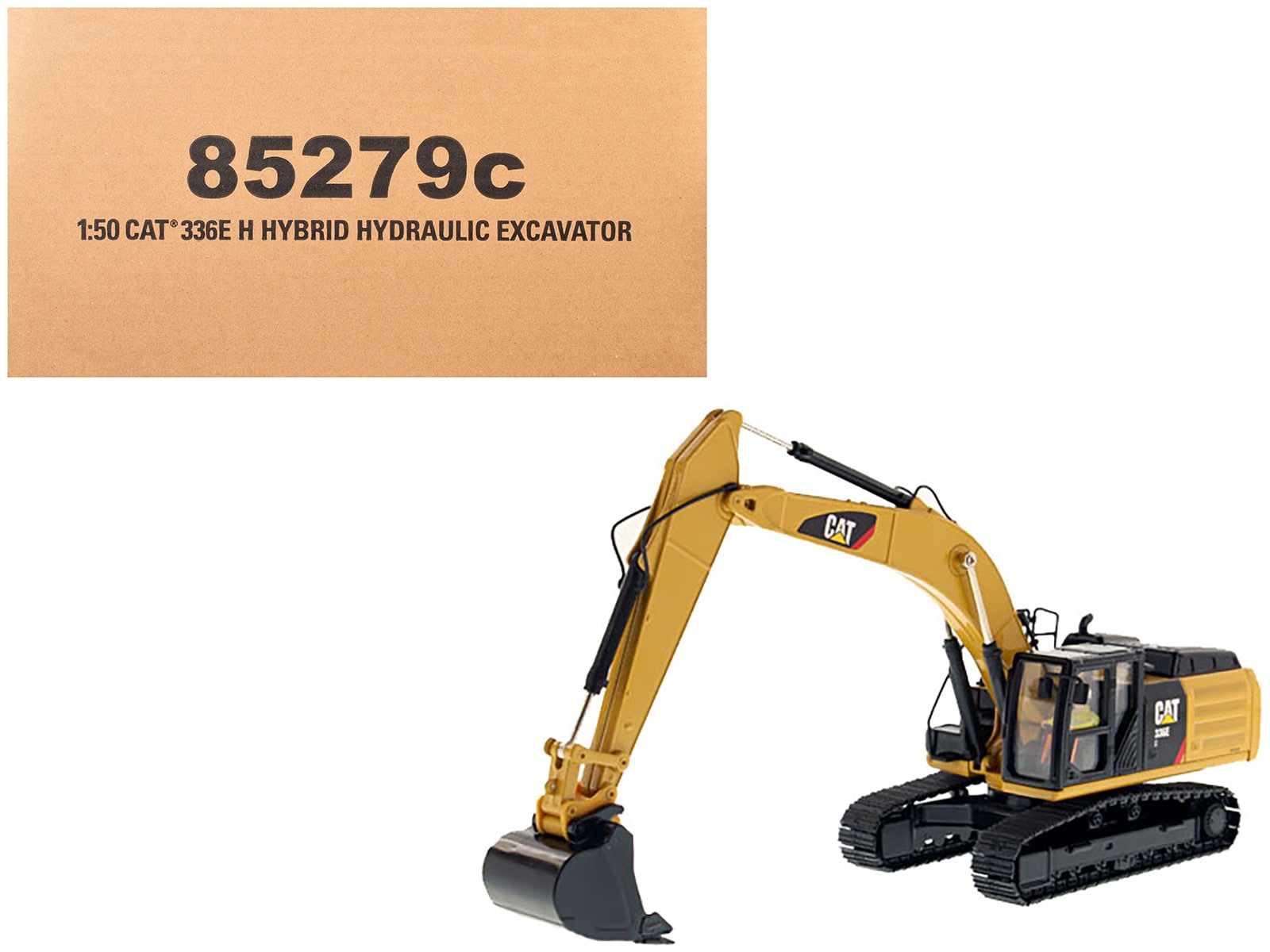 "CAT Caterpillar 336E H Hybrid Hydraulic Excavator with Operator ""Core Classics"" Series 1/50 Model by Diecast Masters" price history on PriceWatchPro