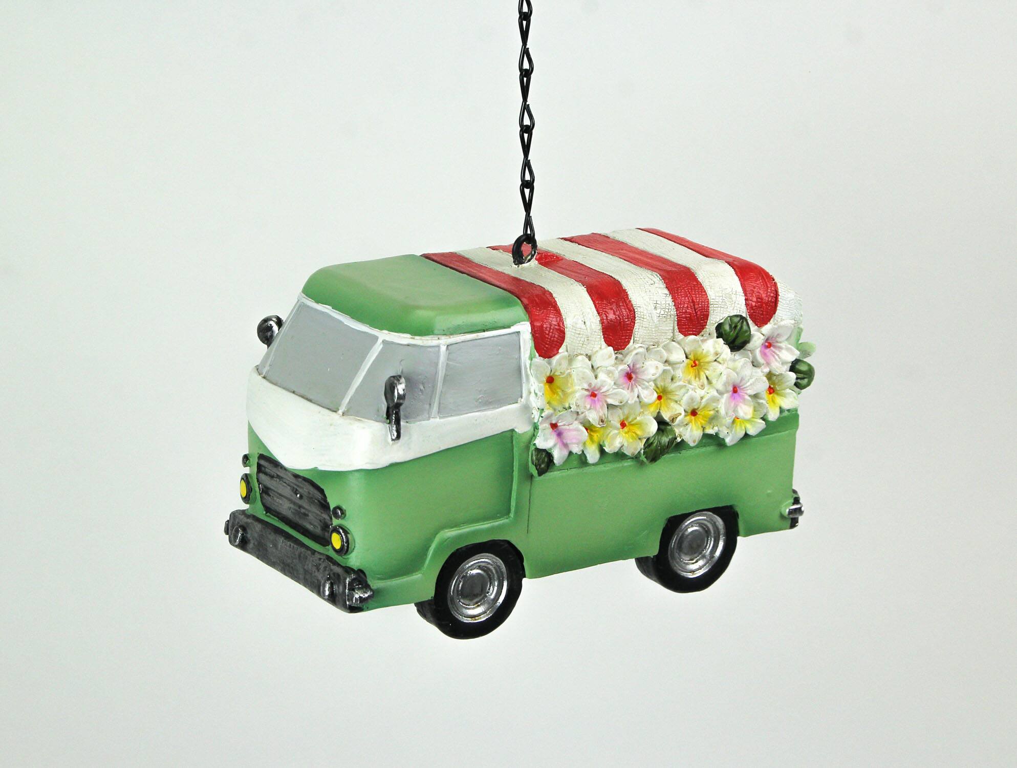 Alt View 2. Things2Die4 - Rustic Country Flower Power Van Birdhouse for Small Birds - Multicolored.