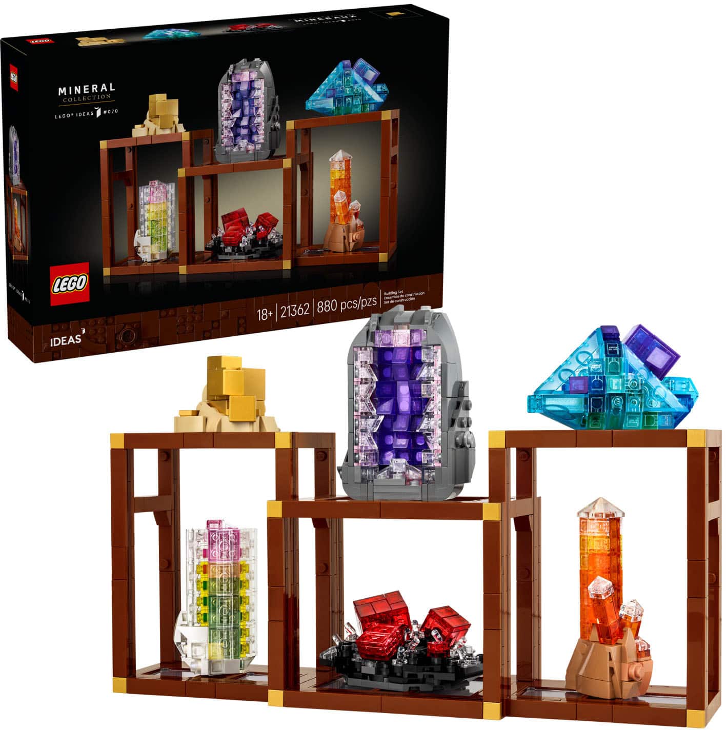 LEGO - Ideas Mineral Collection Building Set for Adults - 21362 - Front_Zoom